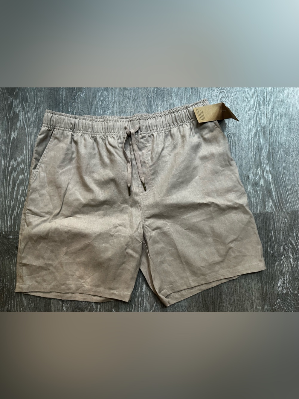 Eddie Bauer Casual Drawstring Shorts — Tan